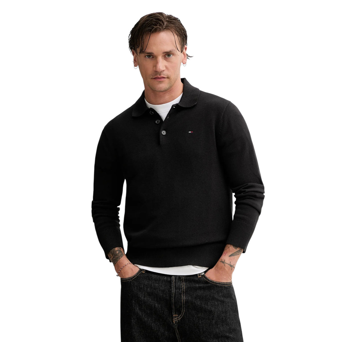 Tommy Jeans — Polo en coton bio homme — vue 5