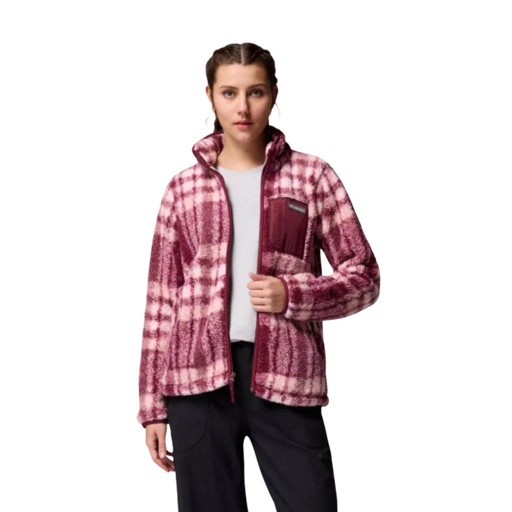 Columbia — West Bend Print Full Zip II fleece voor dames roze — afbeelding 2