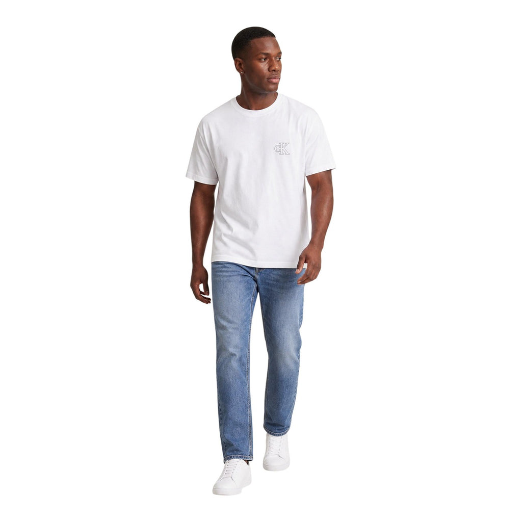 Calvin Klein Jeans — Wit heren-T-shirt — afbeelding 5