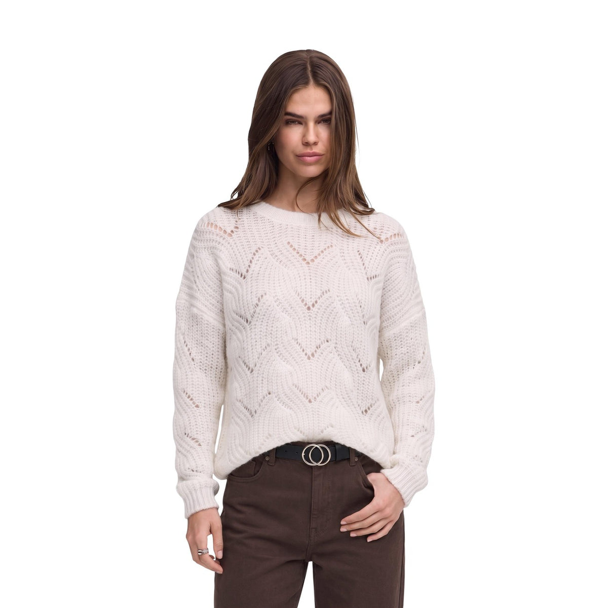 Only — Pull pailleté ONLHANJA col rond femme — vue 6