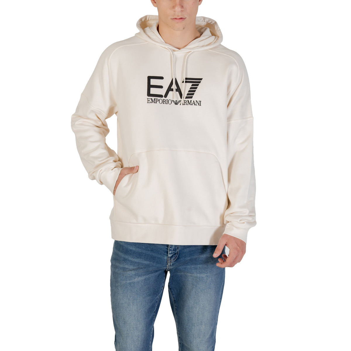EA7 — Men’s white hoodie — view 5