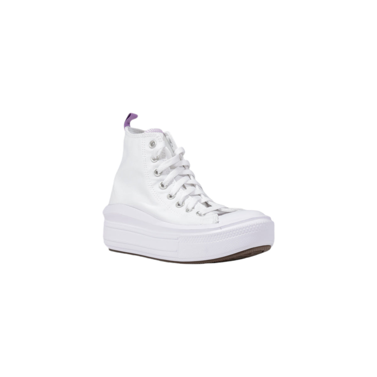 Converse — Baskets réf. CHUCK TAYLOR ALL STAR MOVE blanc femme — vue 2