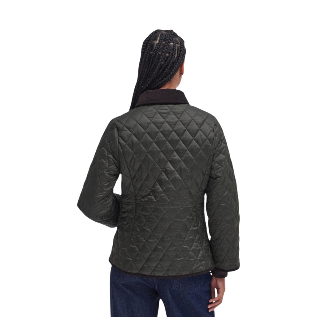 Barbour — Veste matelassée Fitted Beadnell verte femme — vue 4
