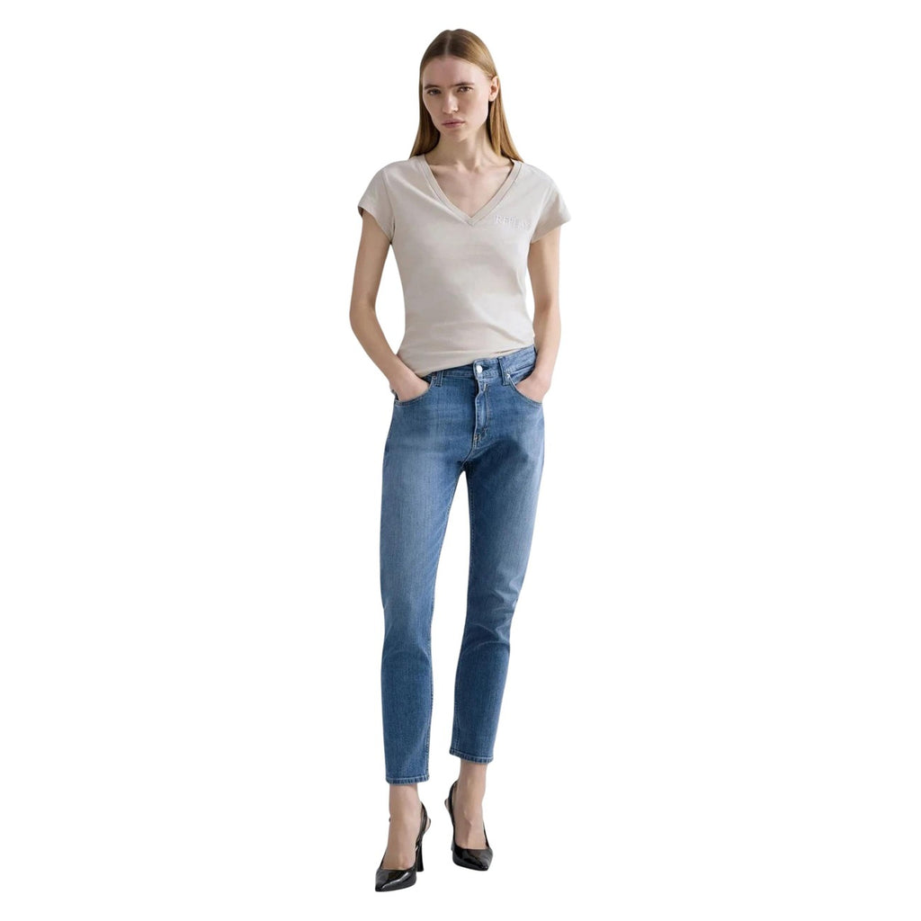 Replay — Jeans Slim Boyfit blau Damen — Ansicht 5