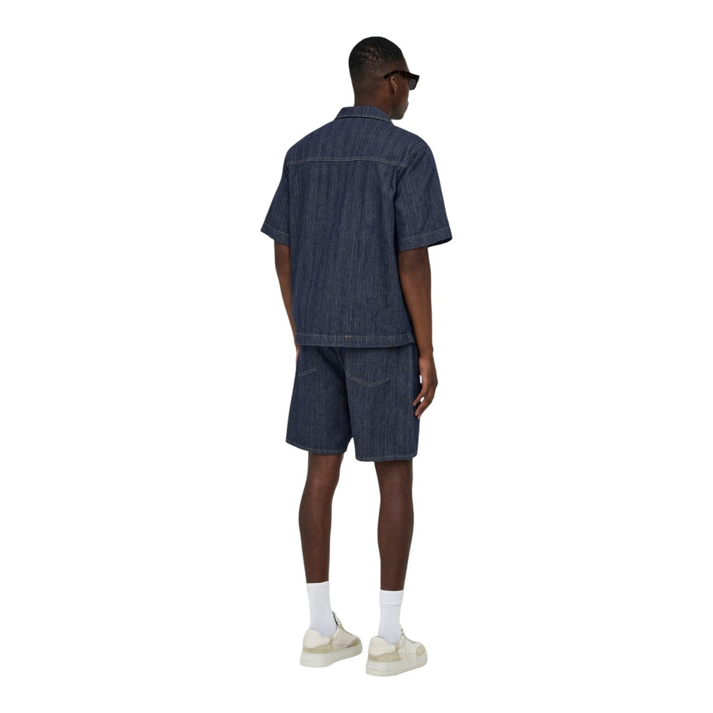 Only & Sons — Short met fade, loose fit, blauw voor heren — afbeelding 2