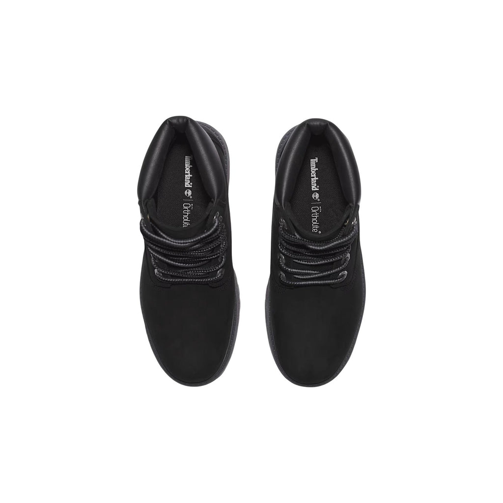 Timberland — Bottes Stone Street imperméables en cuir noir femme — vue 2