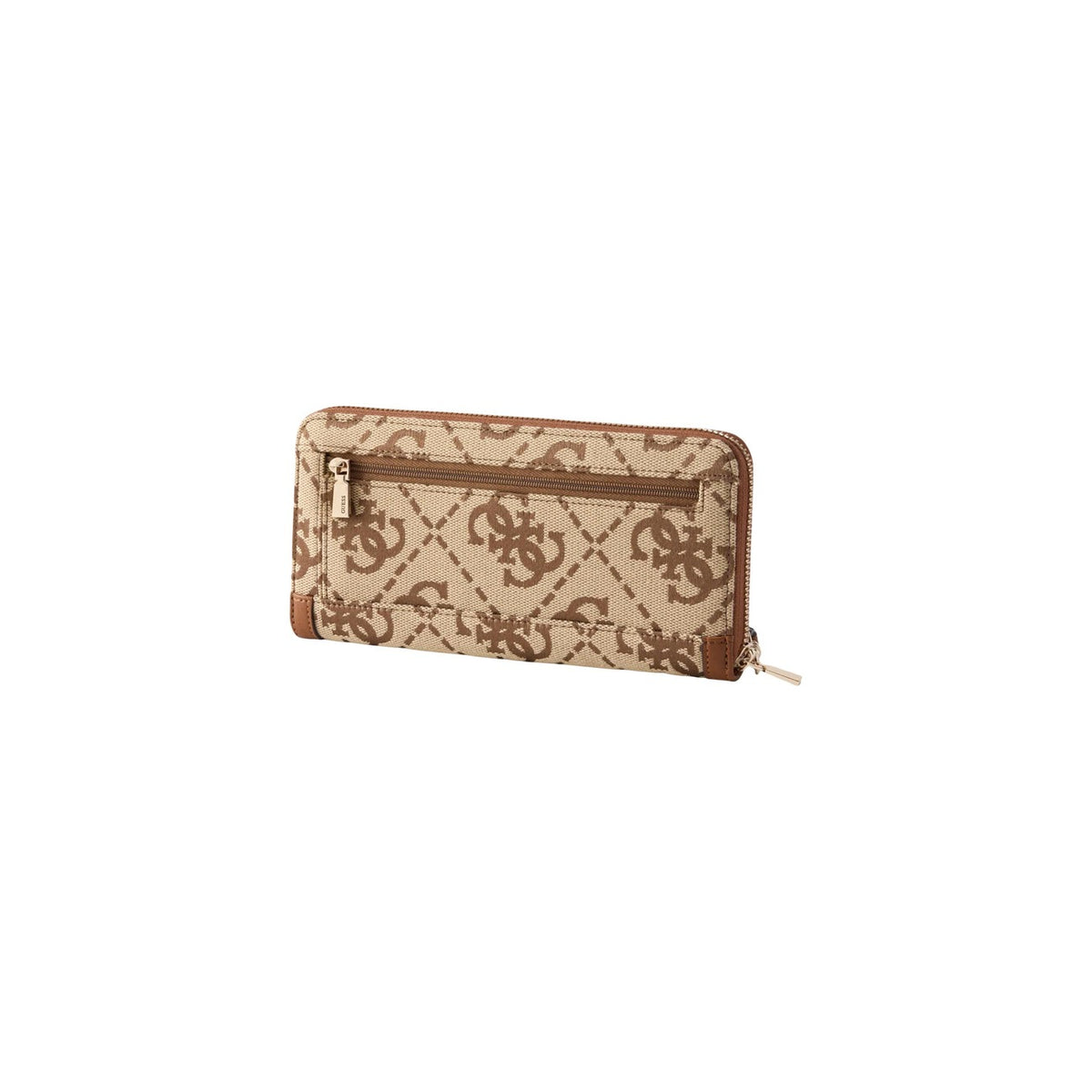 Guess — Audrey Logo SLG Lrg women's wallet - beige color — view 4