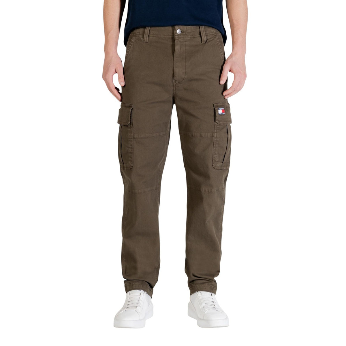 Tommy Jeans — Men’s green stretch cotton pants
