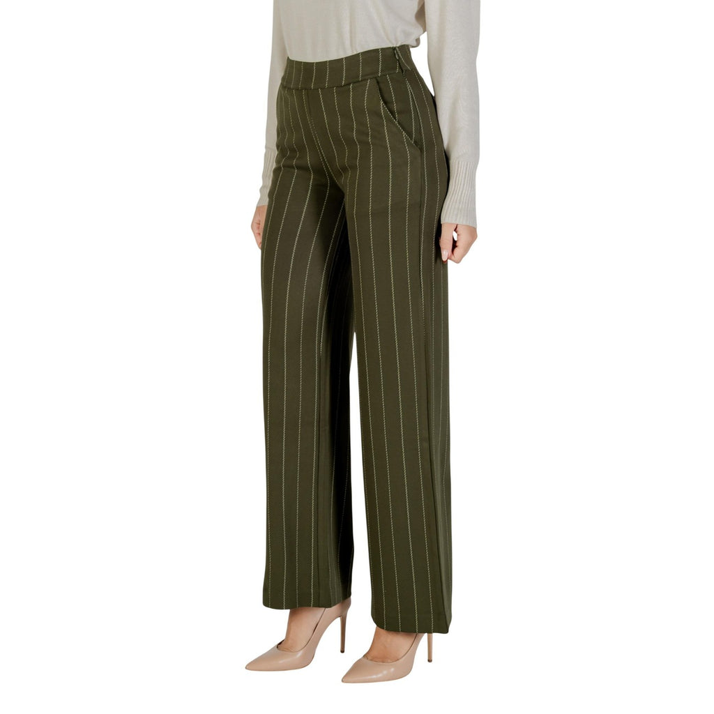 Ichi — Broek 20124292 groen dames — afbeelding 2