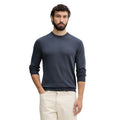 Guess — Men's Marcos Logo Em sweater - blue color