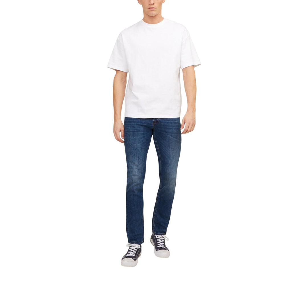 Jack & Jones — Jean slim straight JJITIM bleu homme — vue 5
