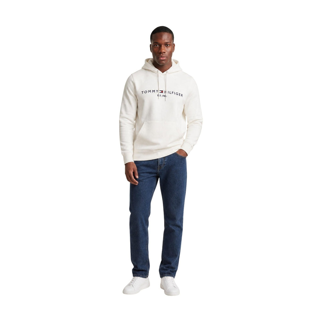 Tommy Hilfiger — Herren-Sweatshirt mit Tommy-Logo und Rundhalsausschnitt — Ansicht 3