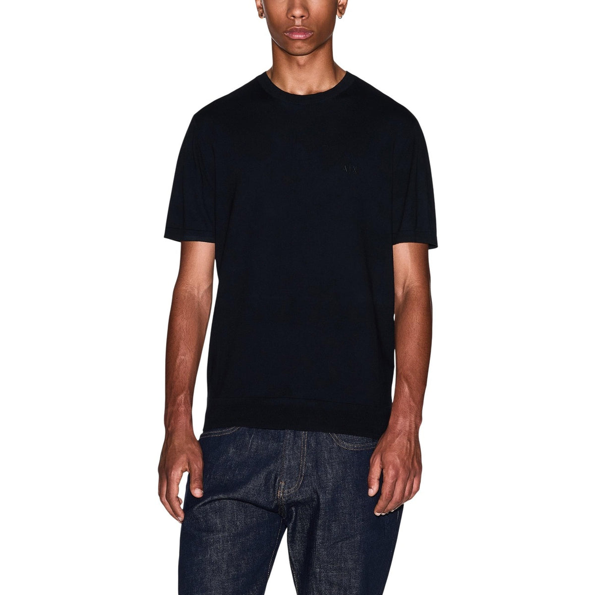 Armani Exchange — T-shirt logo noir homme