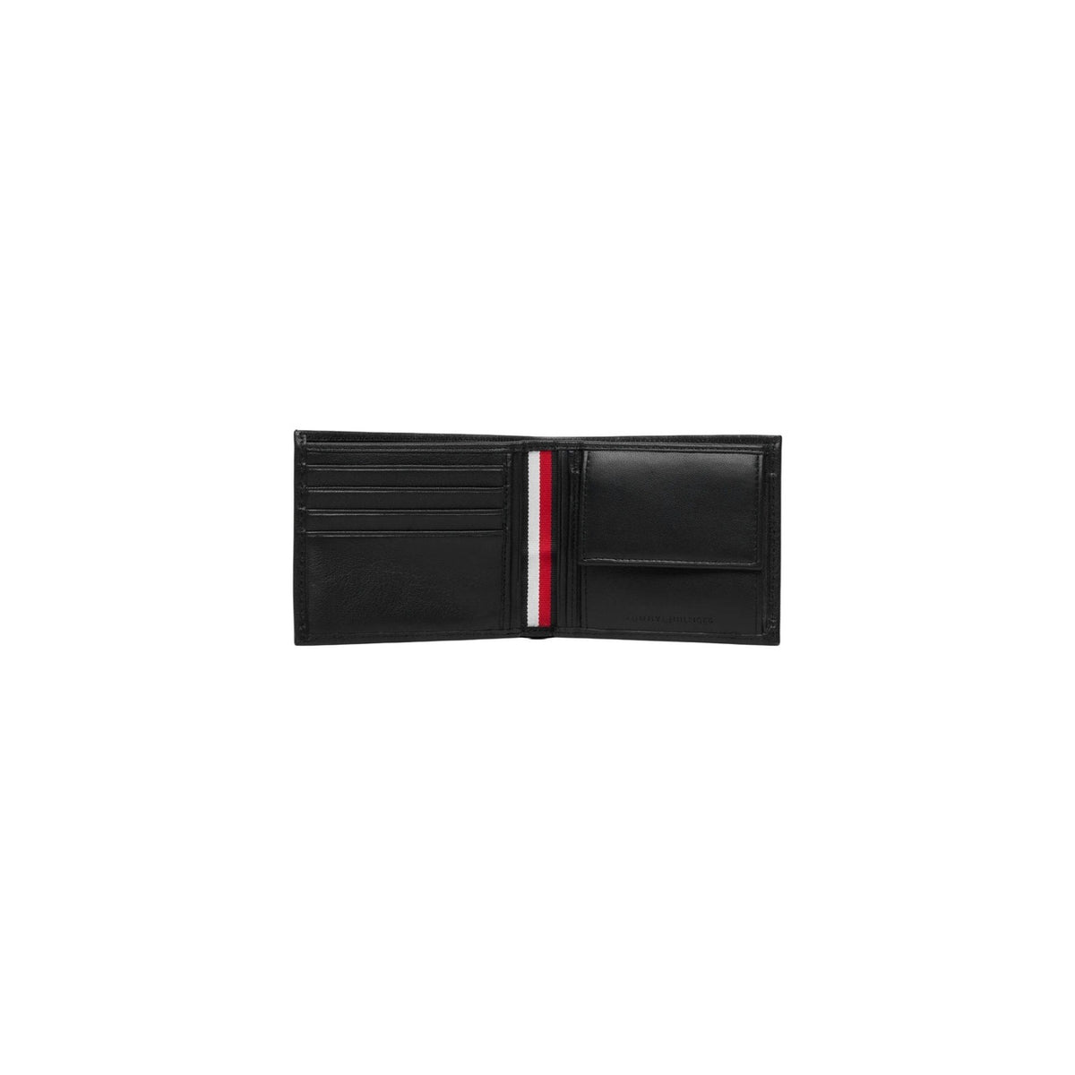 Tommy Hilfiger — Schwarze Seasonal Herren-Geldbörse mit Münzfach — Ansicht 3