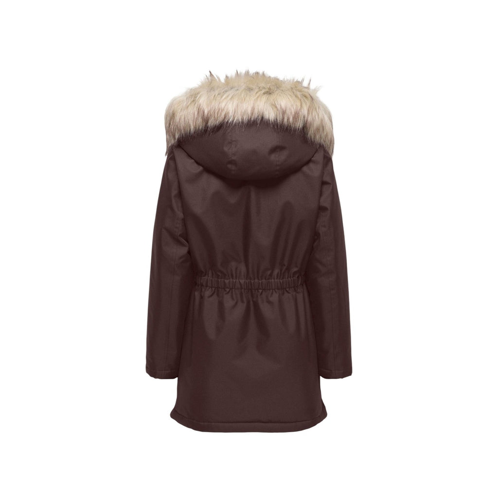Only — Parka ONLMATHILDA Winter Fur marron femme — vue 3