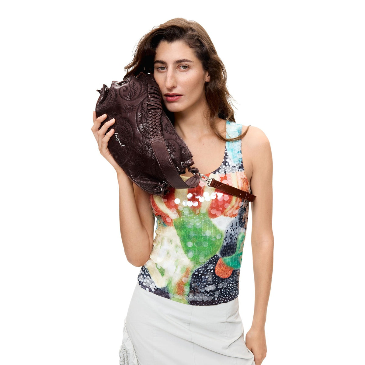 Desigual — Siroco Xela Red burgundy women’s bag — view 2