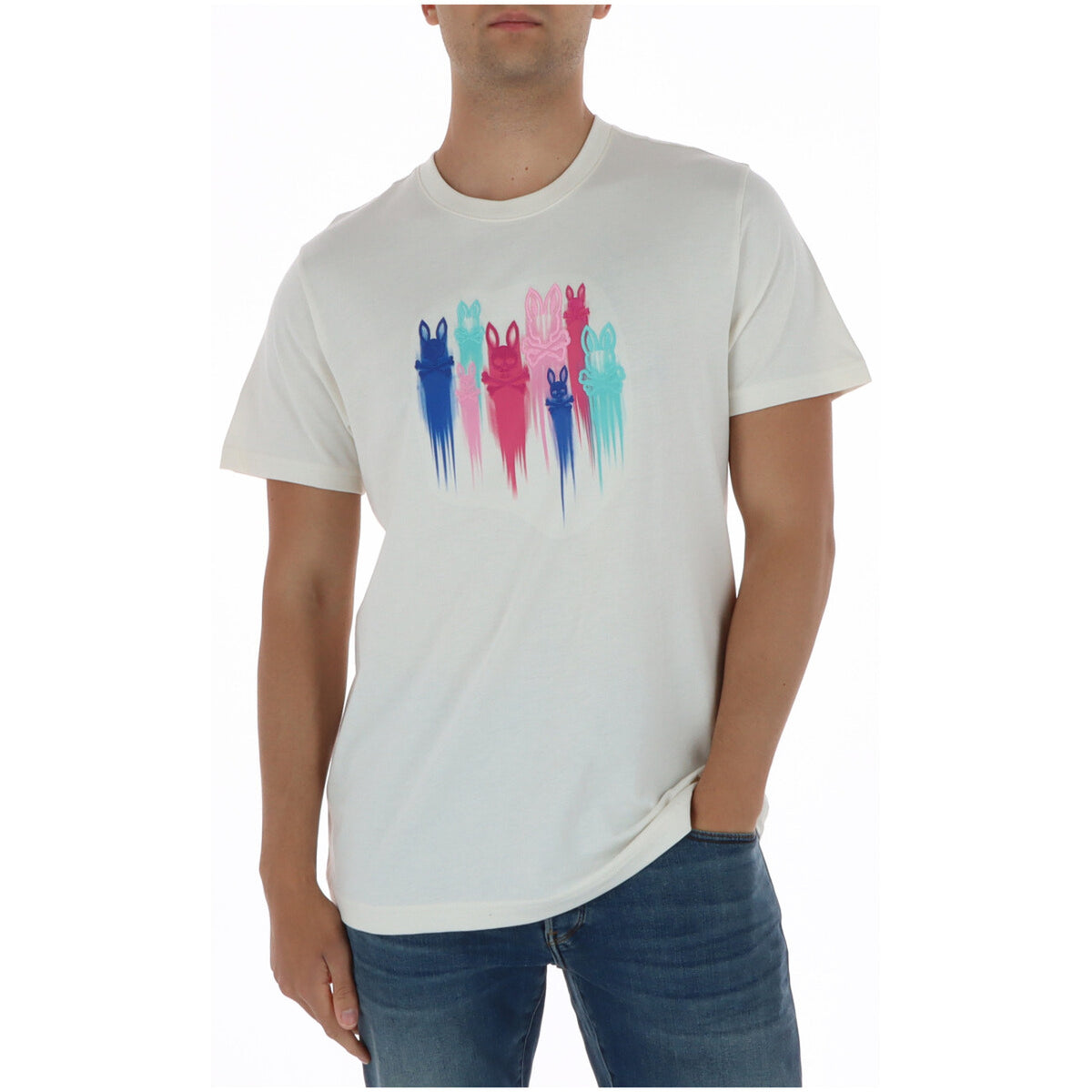 Psycho Bunny — T-shirt MT0200228 blanc homme