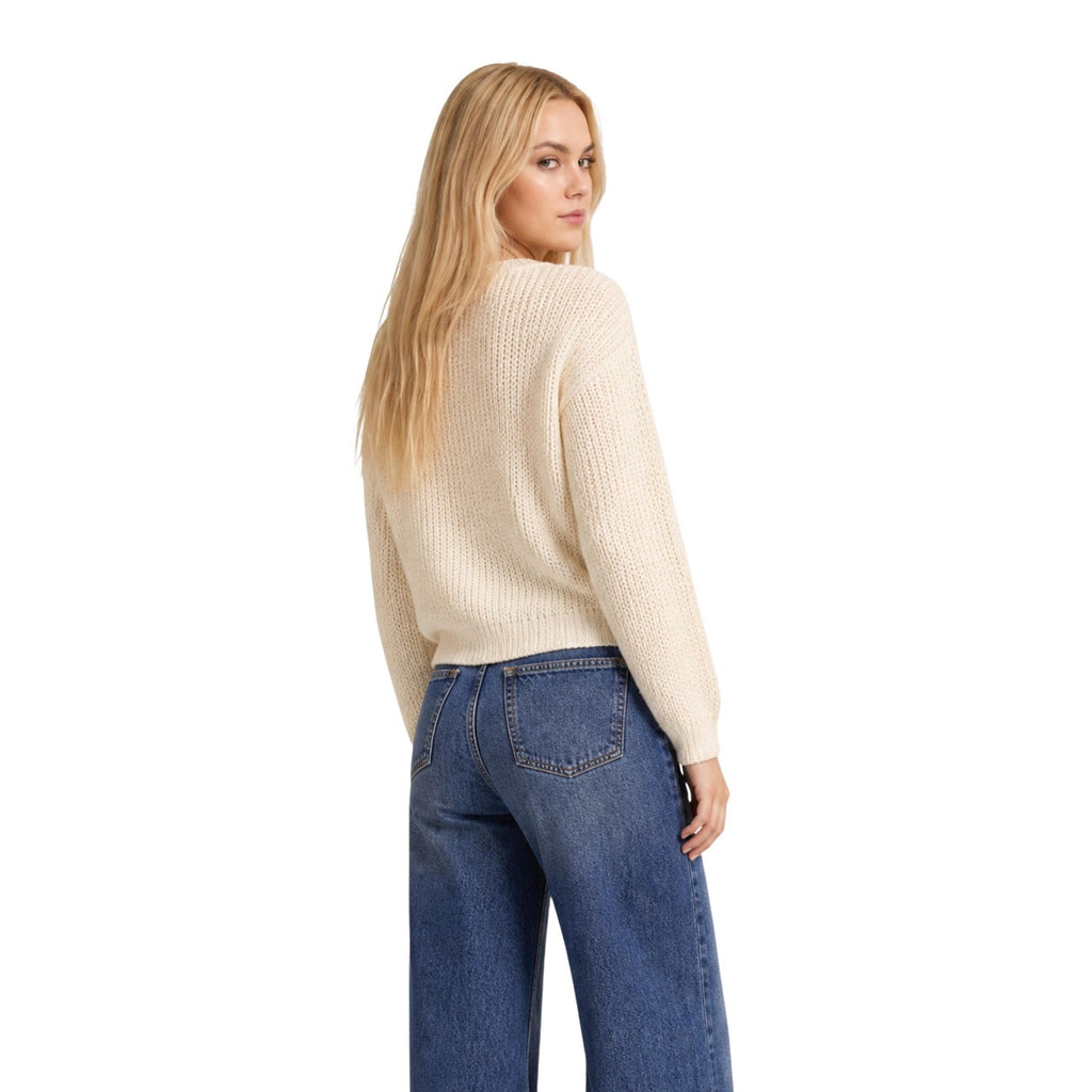 Jacqueline de Yong — Women’s Badut sequined V-neck sweater — view 3
