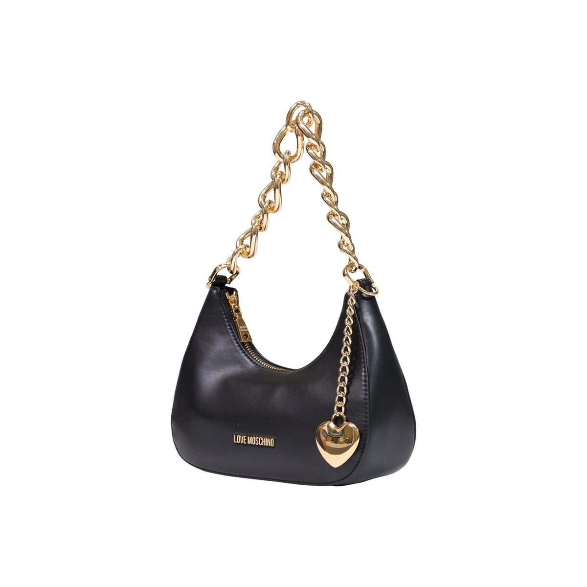 Love Moschino — Schwarze Umhängetasche 23 × 15 × 7 cm Damen — Ansicht 2
