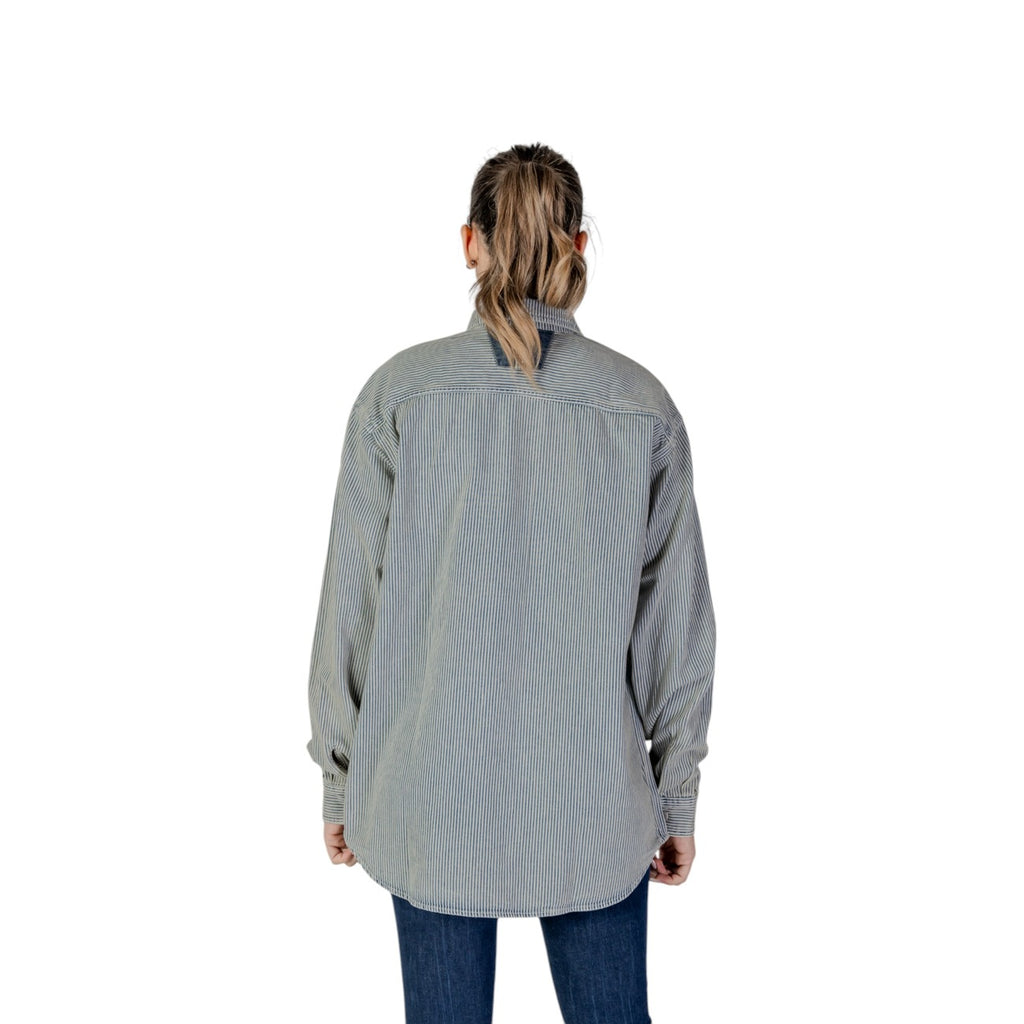 Replay — Chemise bleu femme — vue 4
