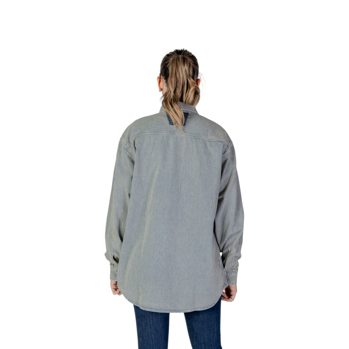 Replay — Chemise bleu femme — vue 4