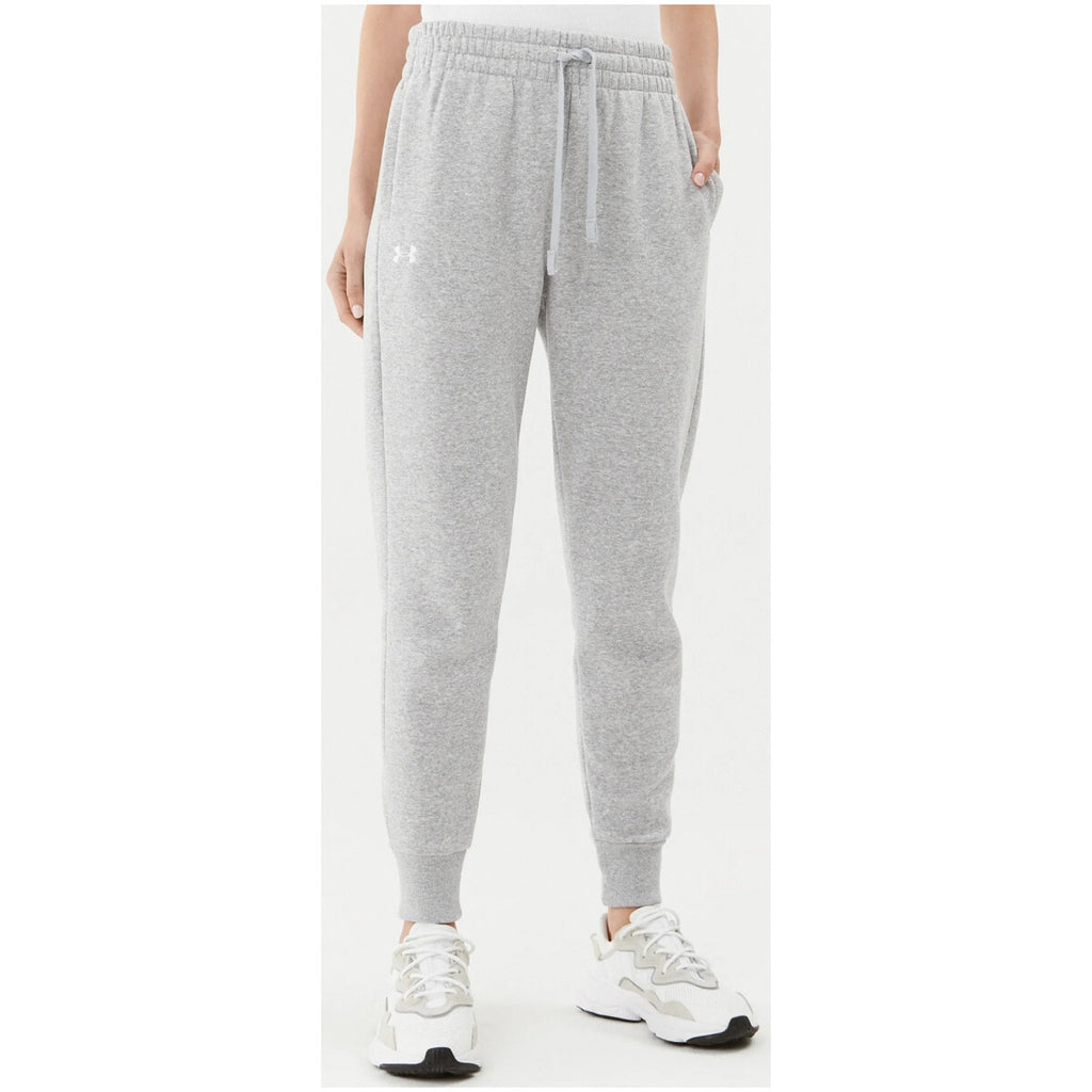 Under Armour — Women's gray Rival Fleece joggers