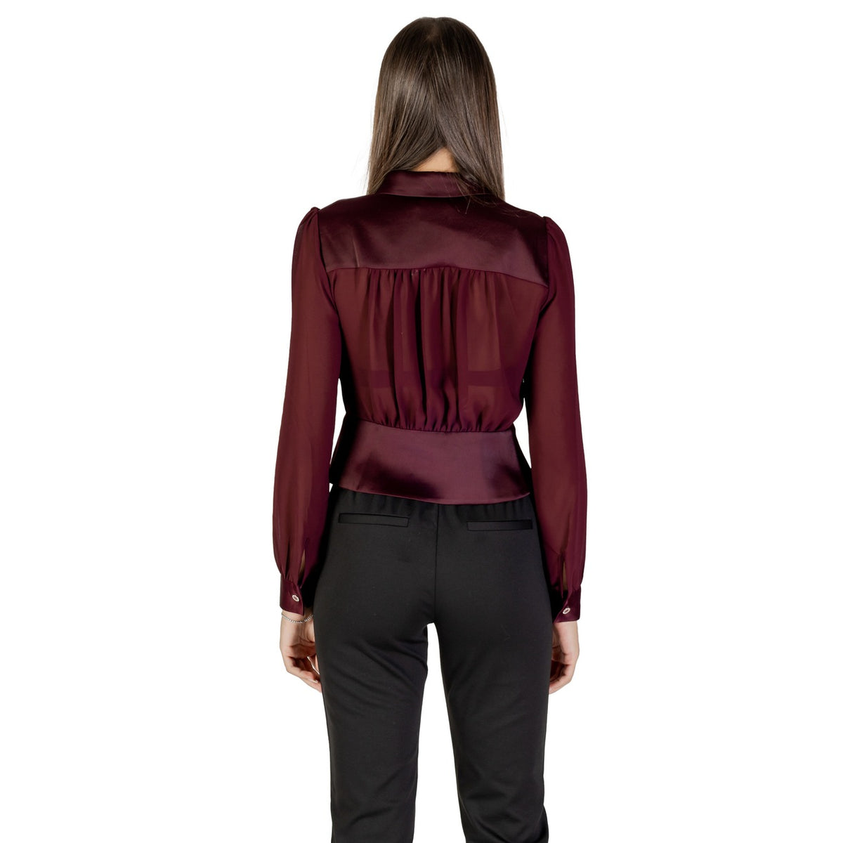 Morgan — Damesblouse met ronde hals — afbeelding 2
