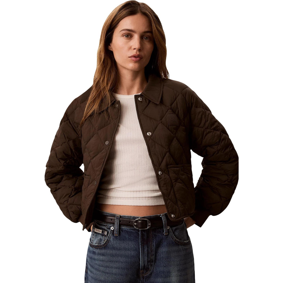 Calvin Klein Jeans — Women’s Brown Jacket
