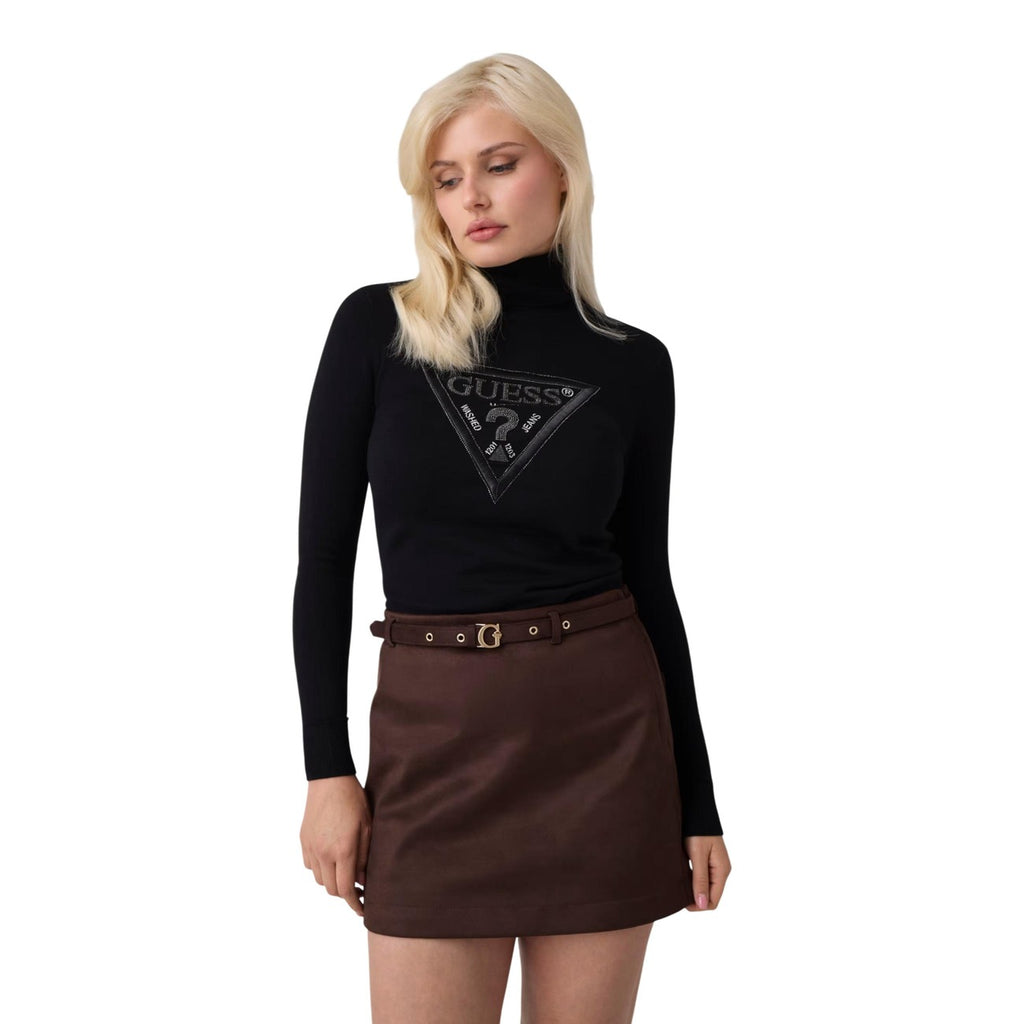 Guess — Pull Hallie col montant noir femme