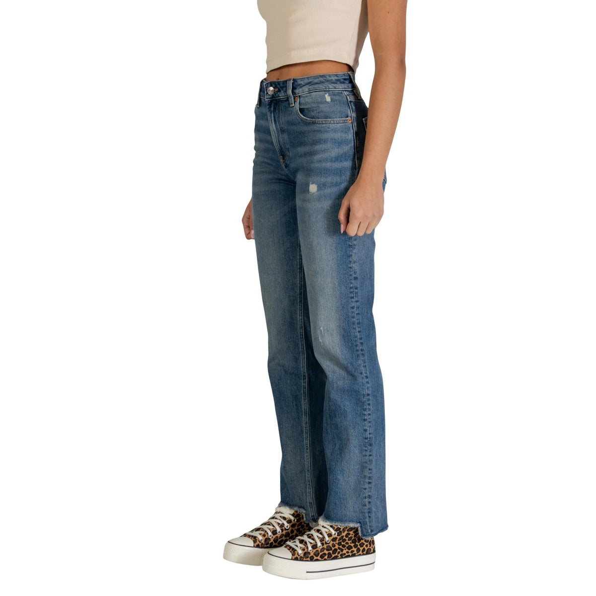 Calvin Klein Jeans — Women's azure blue stretch jeans LV047E788G — view 3
