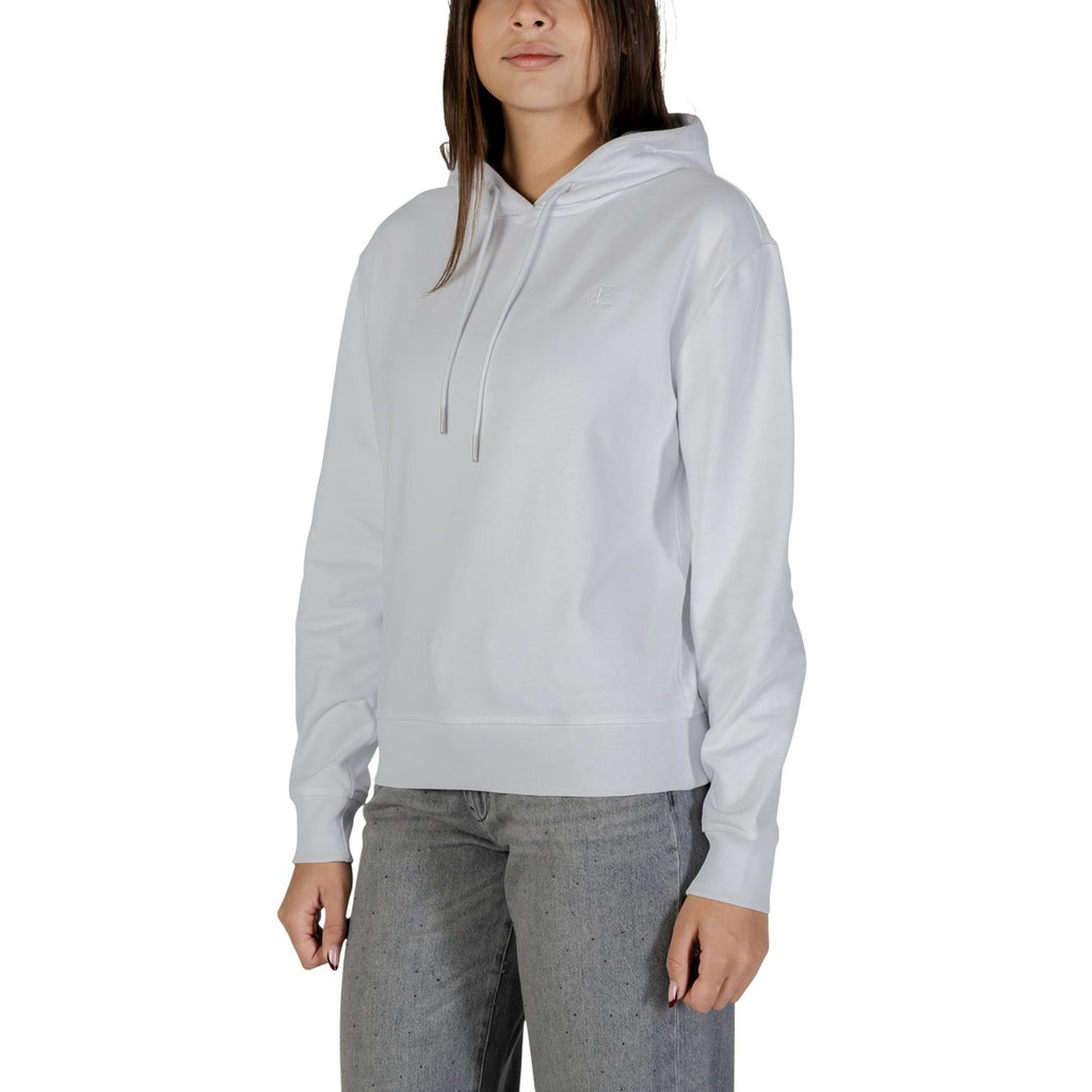 Calvin Klein Jeans — Damen-Kapuzenpullover LV047C224G weiß — Ansicht 3