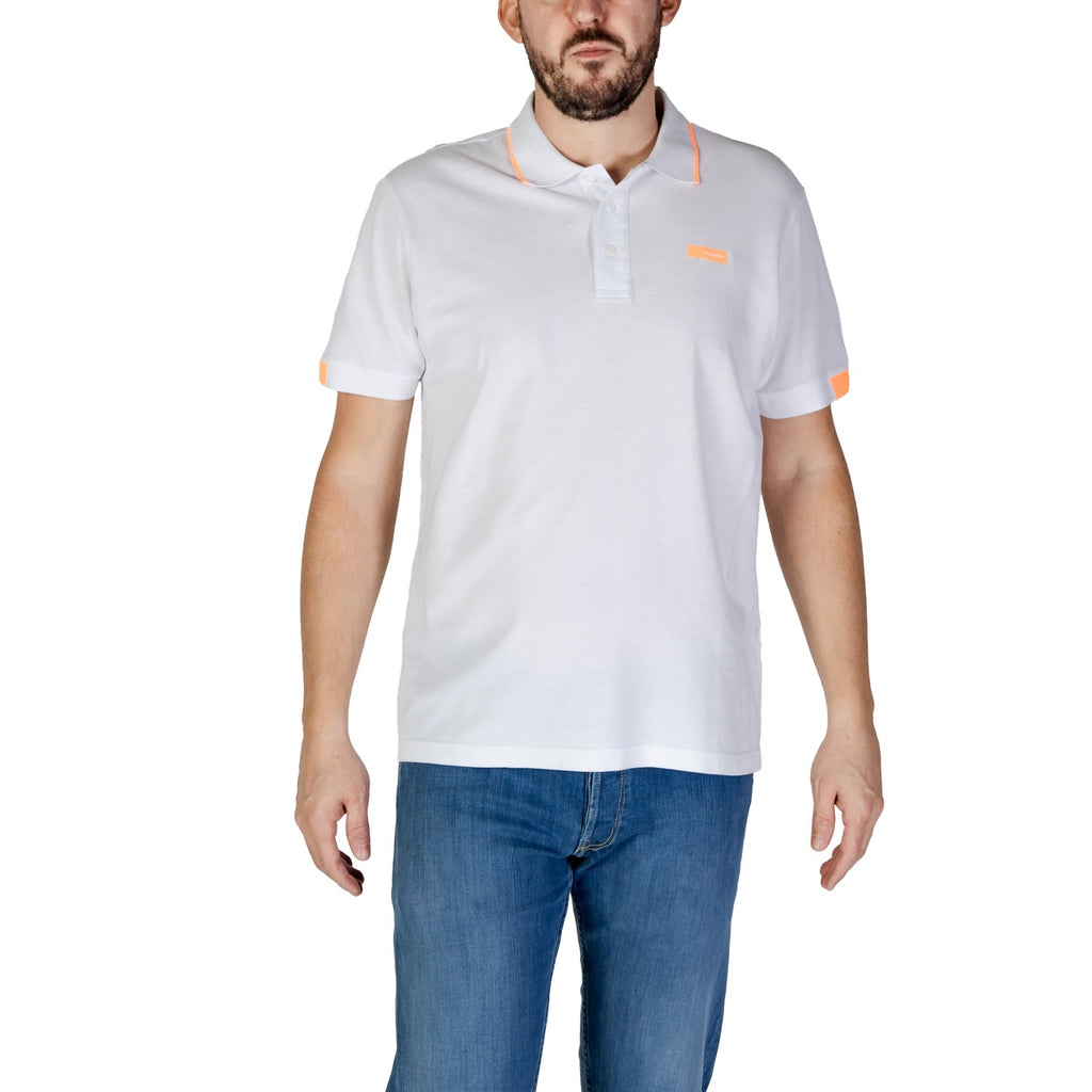 Refrigiwear — Wit poloshirt voor heren