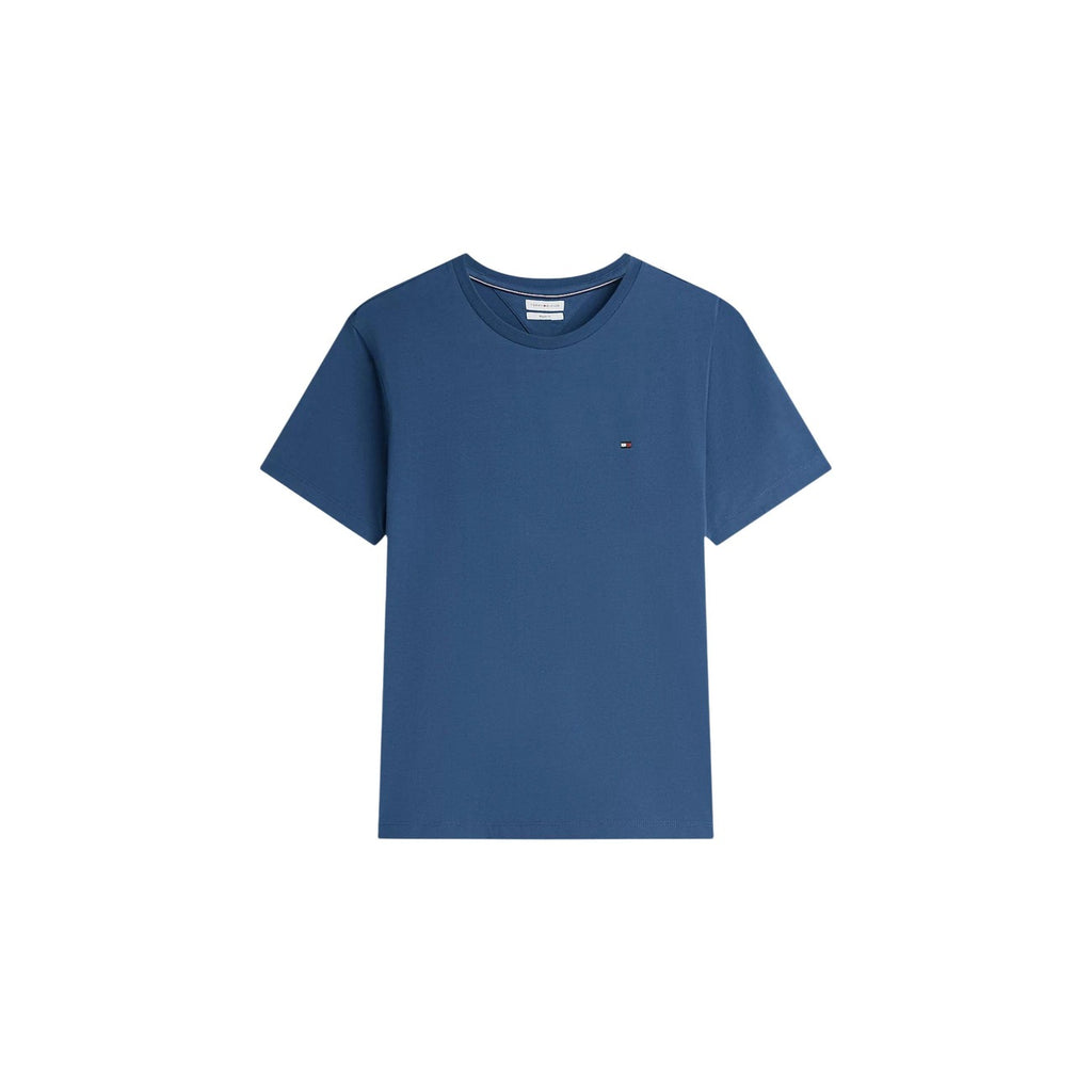Tommy Hilfiger — Men’s light blue round-neck t-shirt — view 5