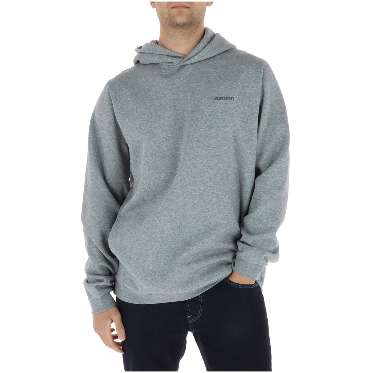 Lyle & Scott — Sweat à capuche gris homme