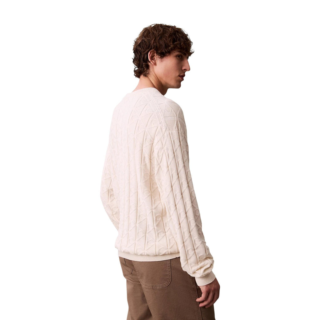 Calvin Klein Jeans — Men’s white sweater — view 5
