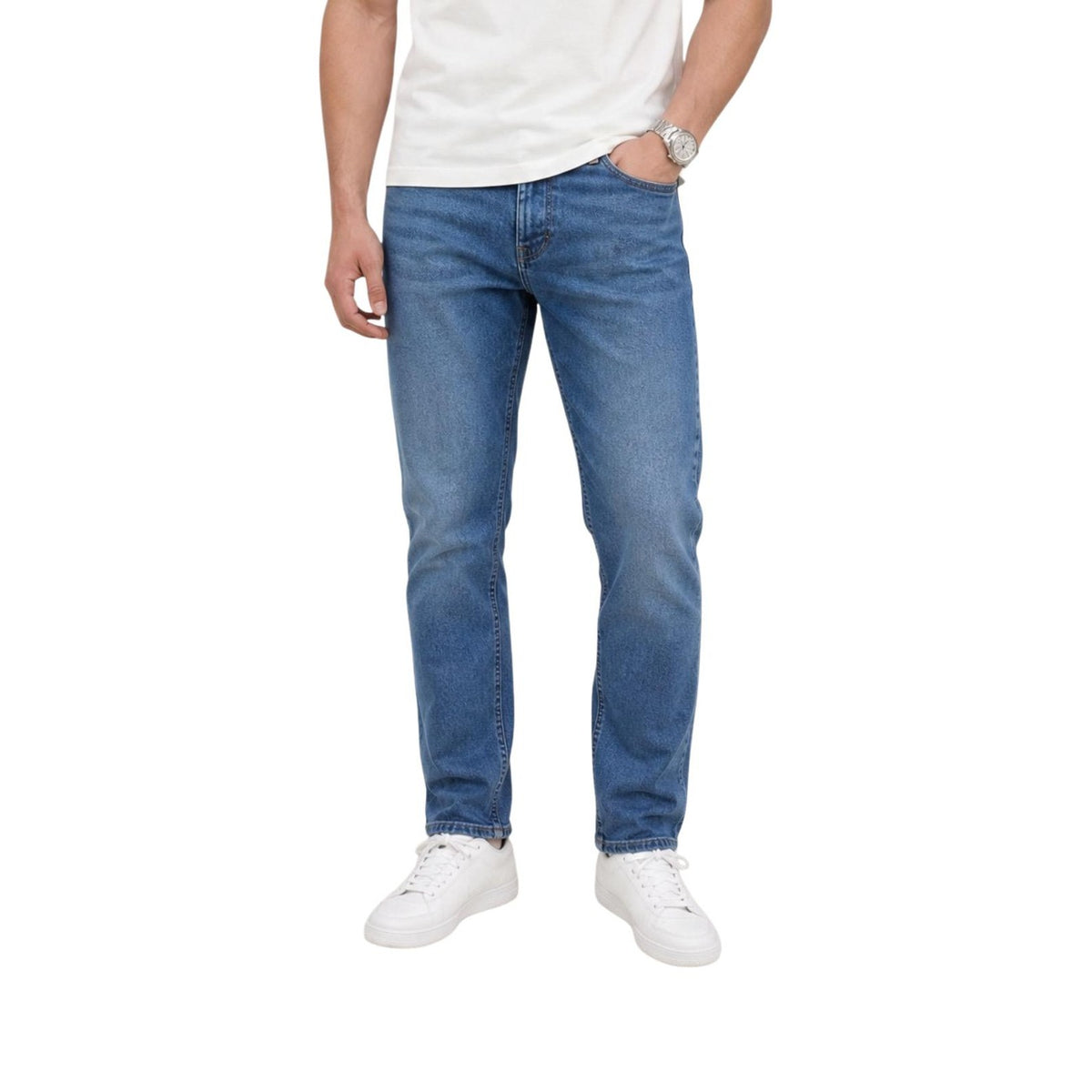 Tommy Jeans — Jean bleu homme — vue 6
