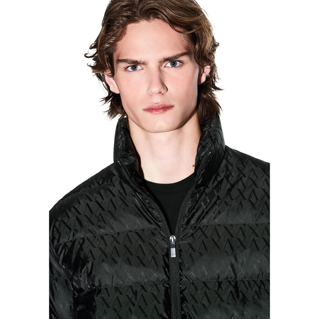 Armani Exchange — Schwarze Herrenjacke — Ansicht 4
