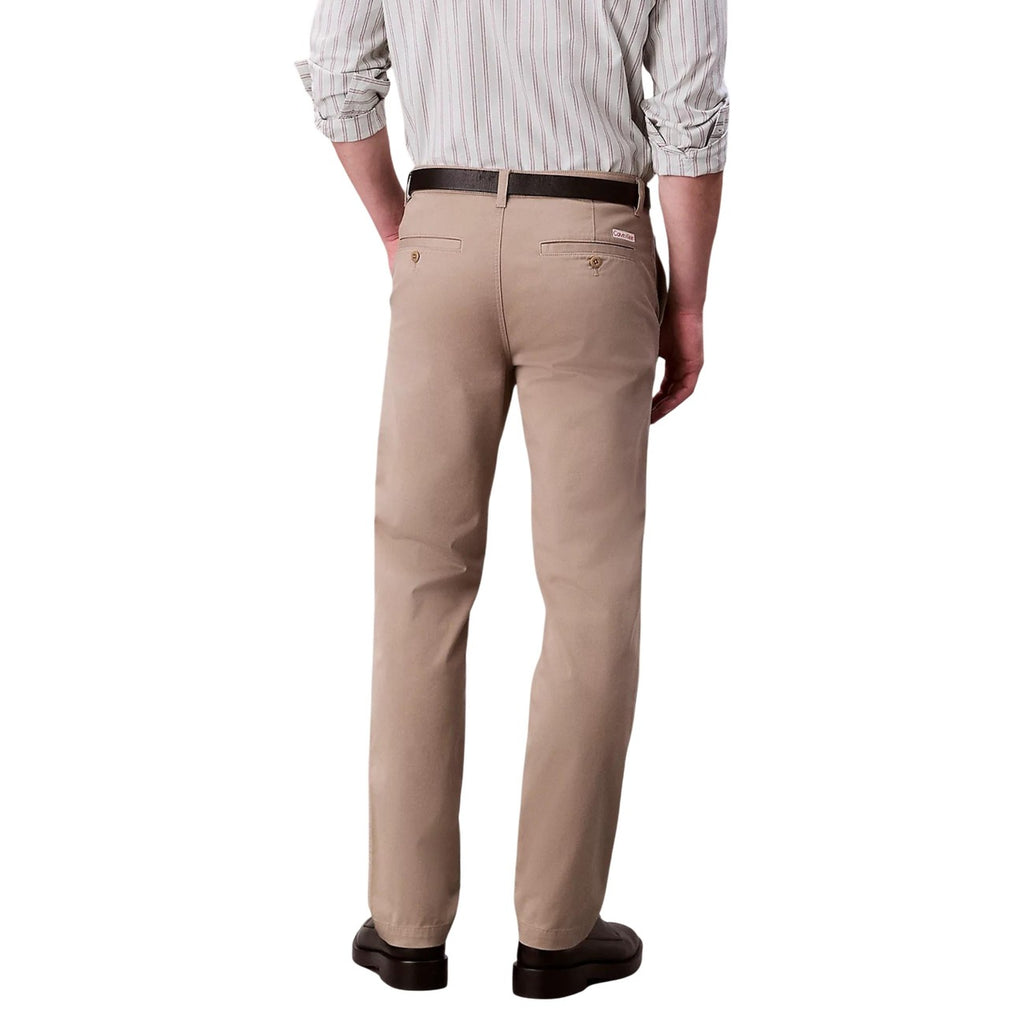 Calvin Klein Jeans — Men's LV040EM628 beige stretch pants — view 2