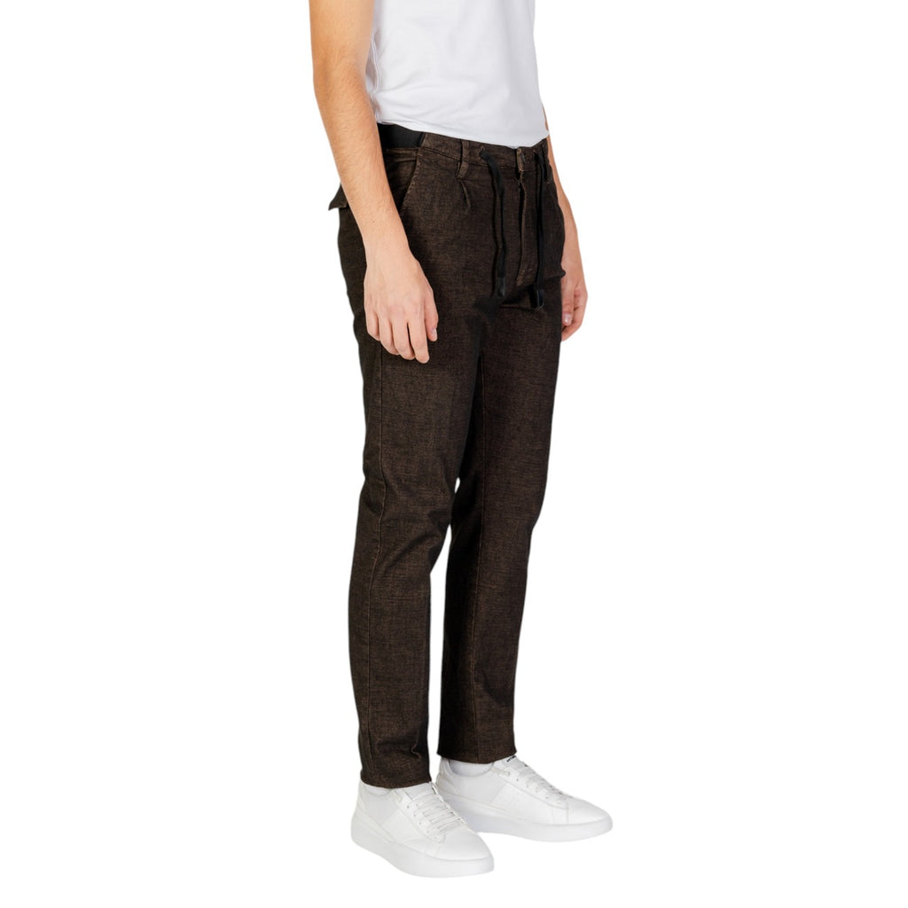 Hamaki-ho — Pantalon PSI1737H marron homme — vue 4