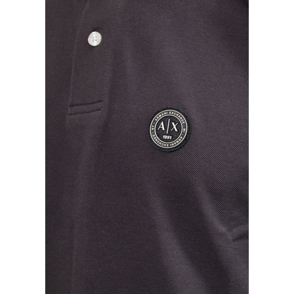 Armani Exchange — Polo XM003427 noir homme — vue 5
