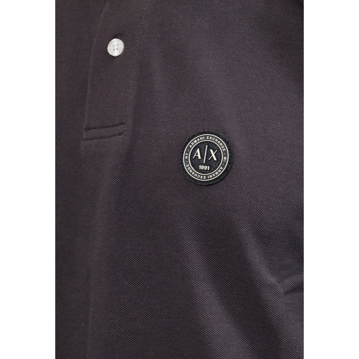 Armani Exchange — Polo XM003427 noir homme — vue 5