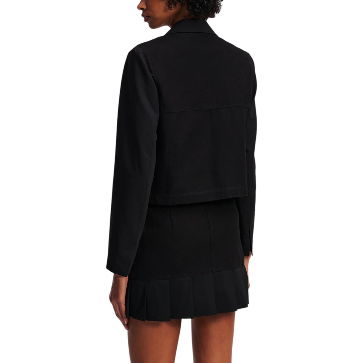 Karl Lagerfeld Jeans – Schwarze Damenjacke — Ansicht 2