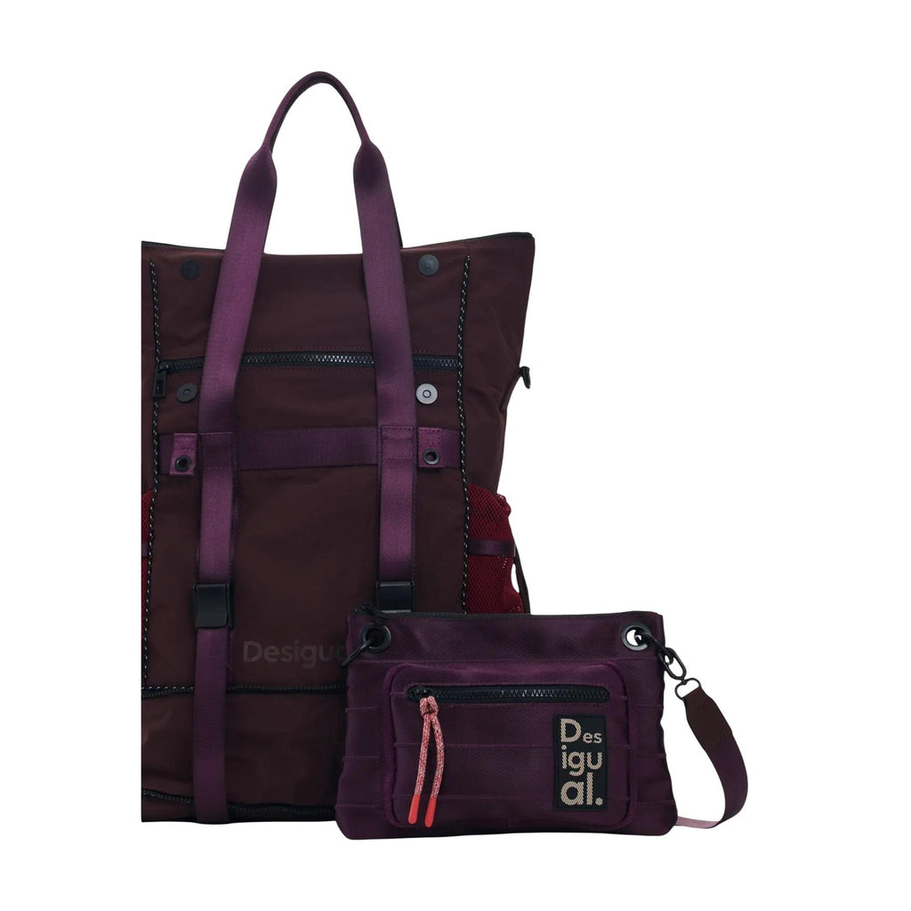 Desigual — Women’s burgundy Tannith Voyager bag — view 4