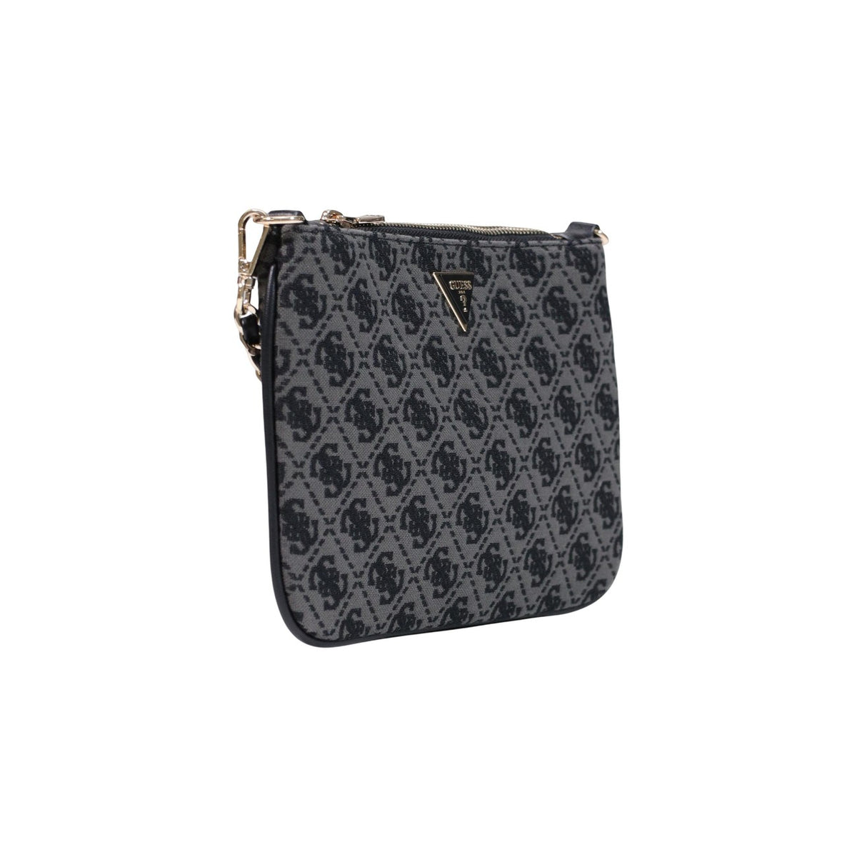 Guess — Women's Flat Pouch bag - gray color — view 3
