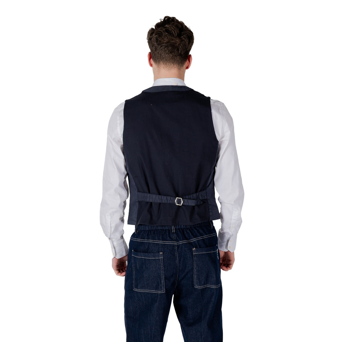 Gianni Lupo — Gilets GL9710 bleu homme — vue 2