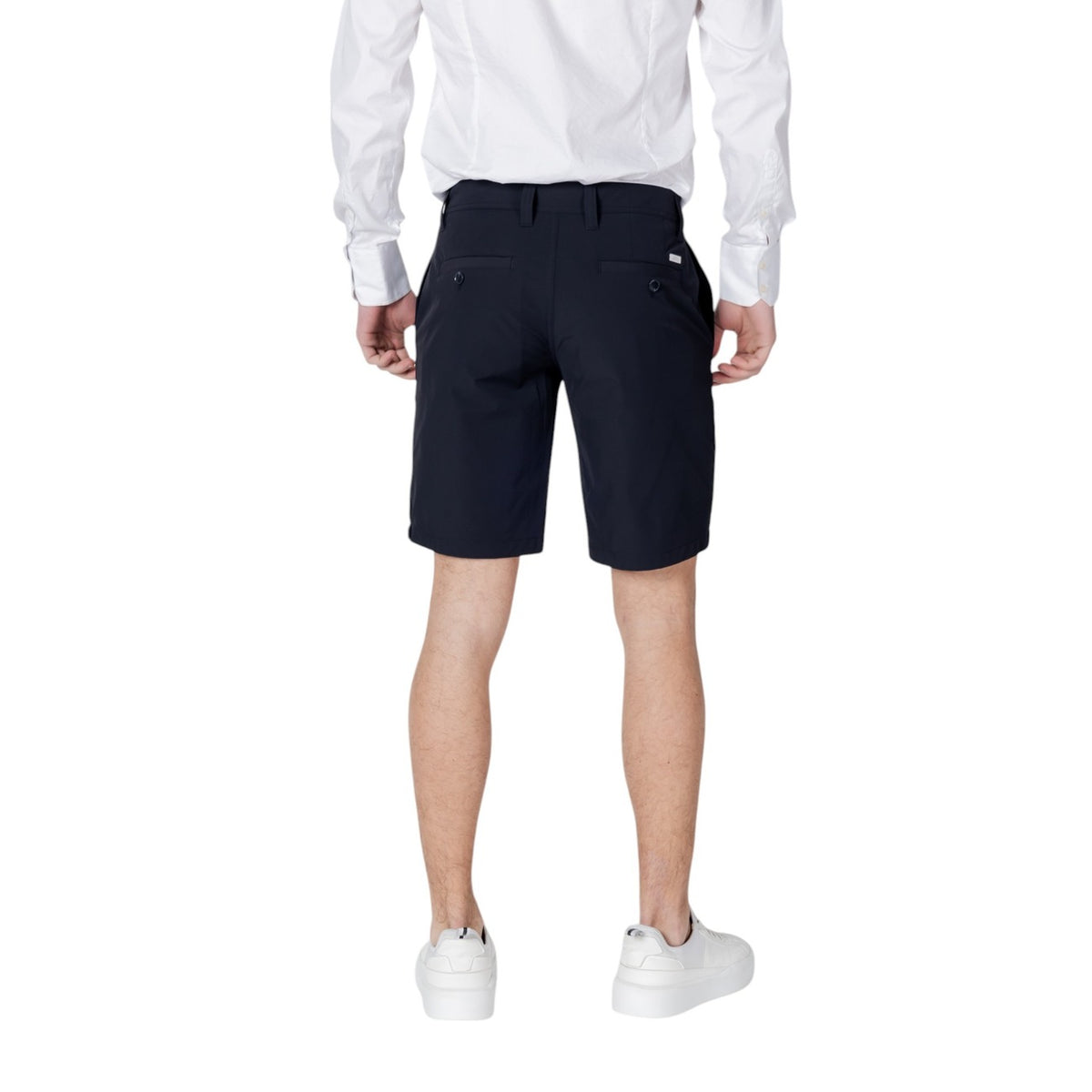 Armani Exchange — Technical Bermuda shorts 8NZS49 blue for men — view 2