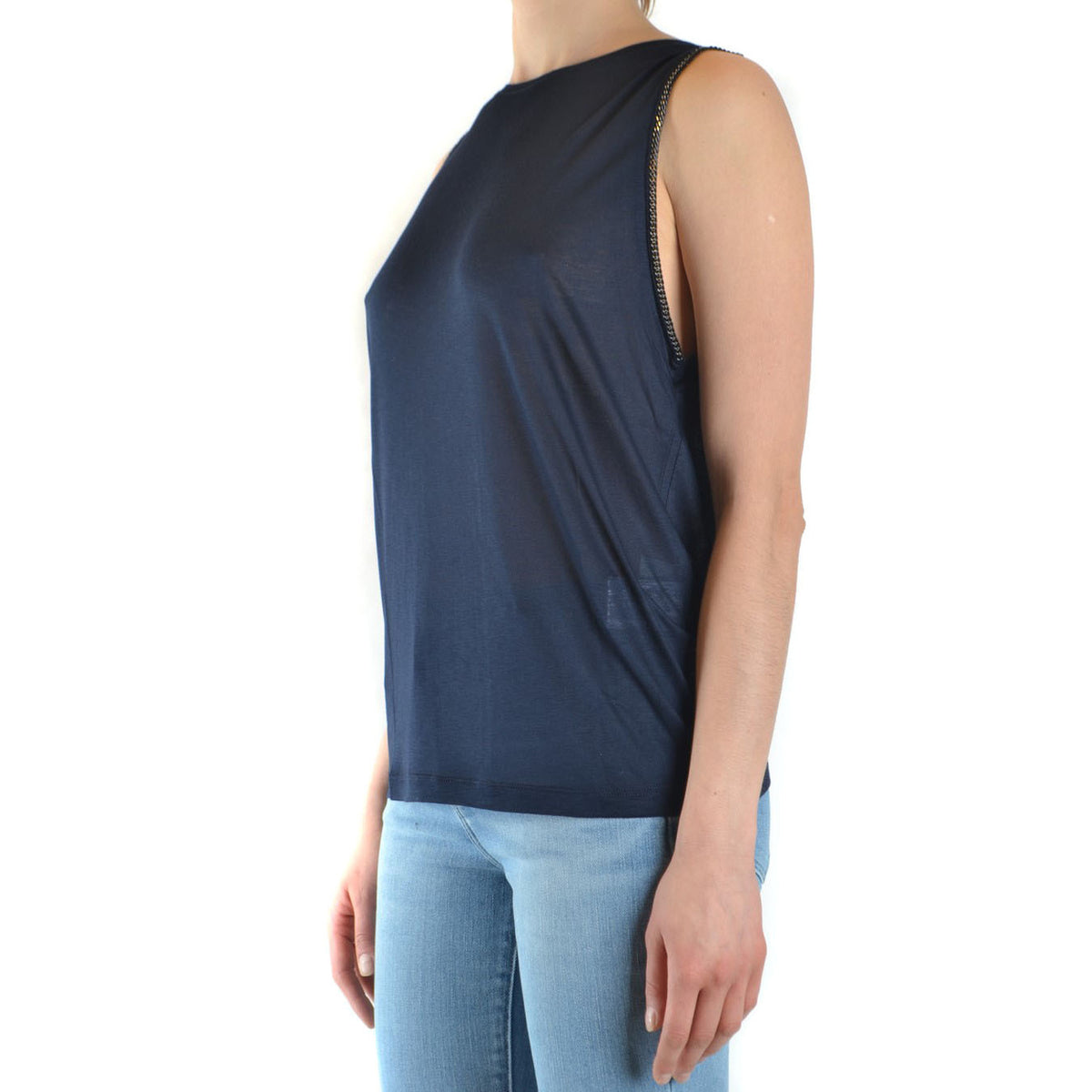 Dondup — Tank top ref. V_20775 blue woman — view 3