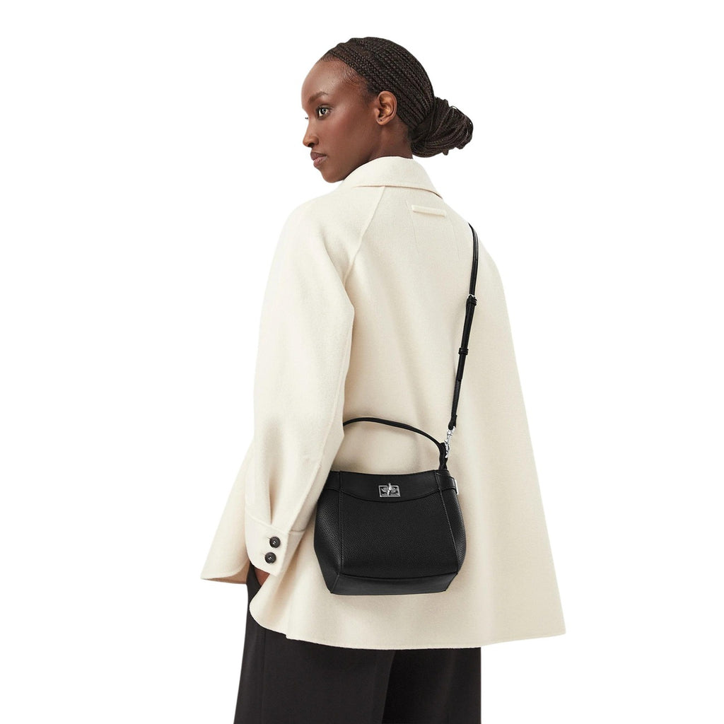 Calvin Klein — Sac bandoulière Mix Media Crossbody noir femme — vue 5
