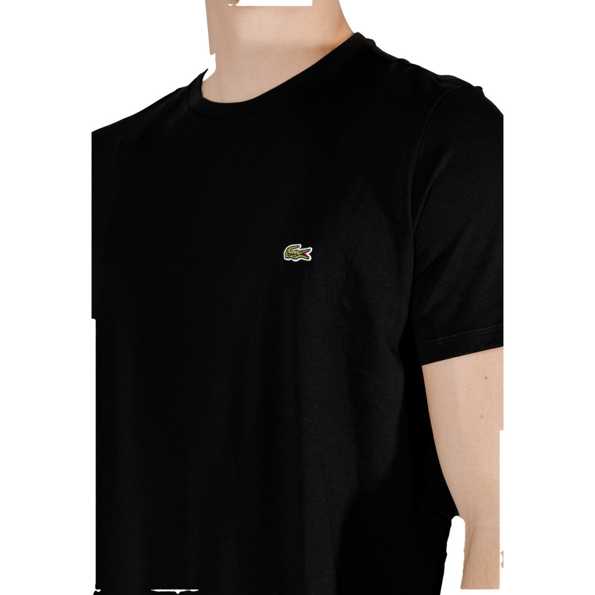 Lacoste — T-shirt Pima TH6709 homme — vue 5 — Noir
