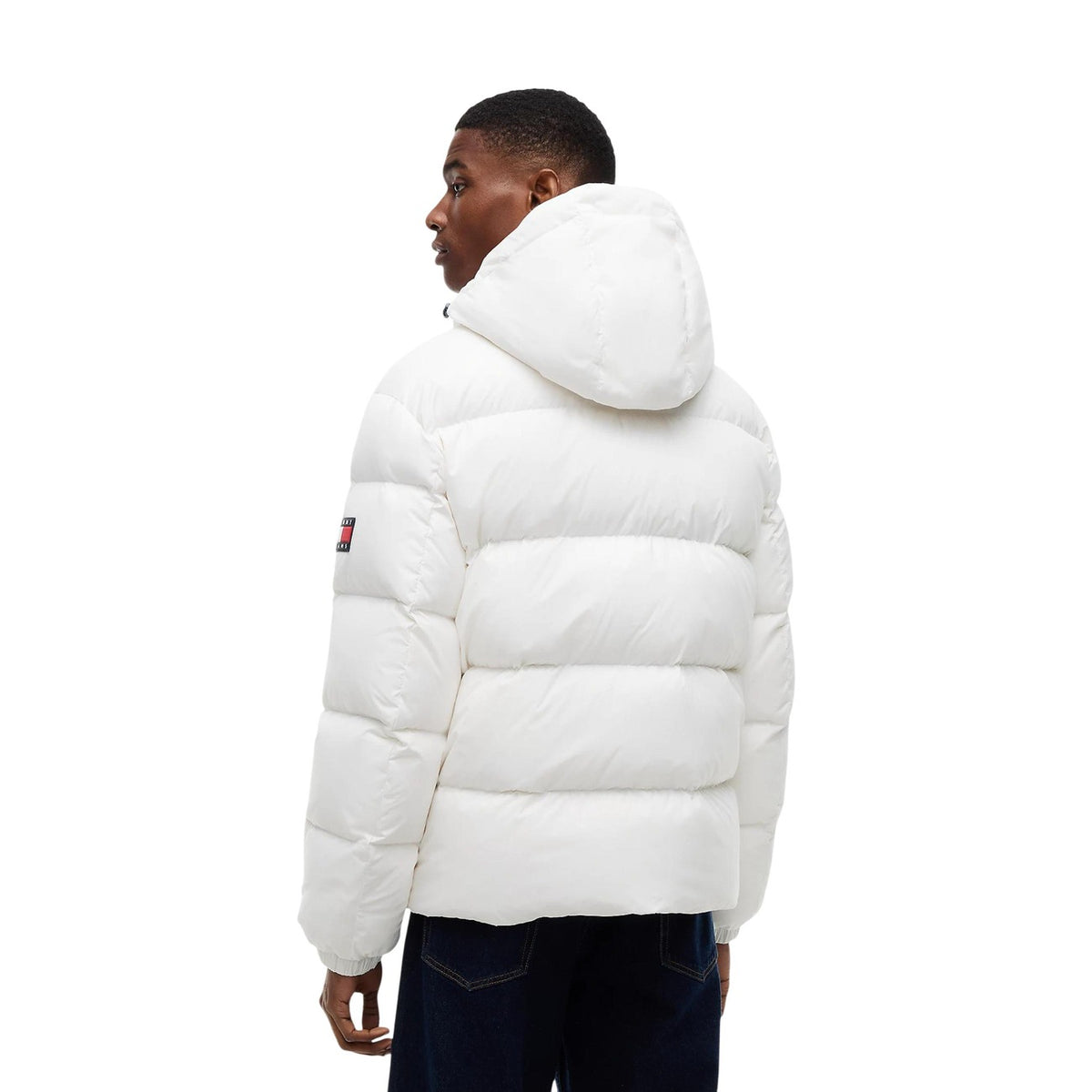 Tommy Jeans — Men’s white Essential Down jacket — view 4